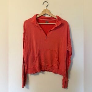 Coral Quarter Zip